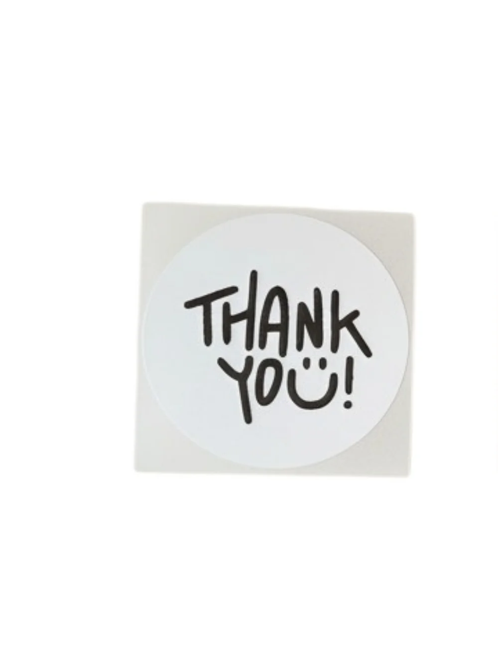 100 Count Thank You Stickers 2x2 Round Matte Labels Assorted Or Single Color